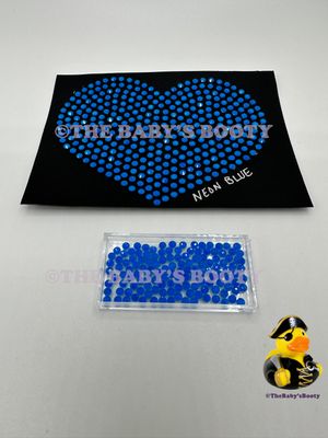 NEON Blue Hotfix Rhinestones