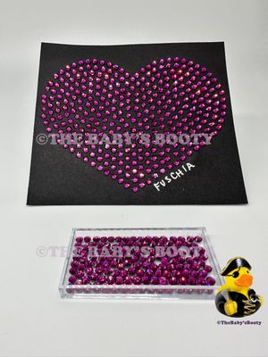 Fuchsia Hotfix Rhinestones – SS6 &amp; SS10
