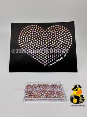 Champagne AB Hotfix Rhinestones – SS6 &amp; SS10