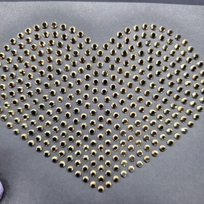 Metalites Gold Black Hotfix Rhinestones – SS6 &amp; SS10