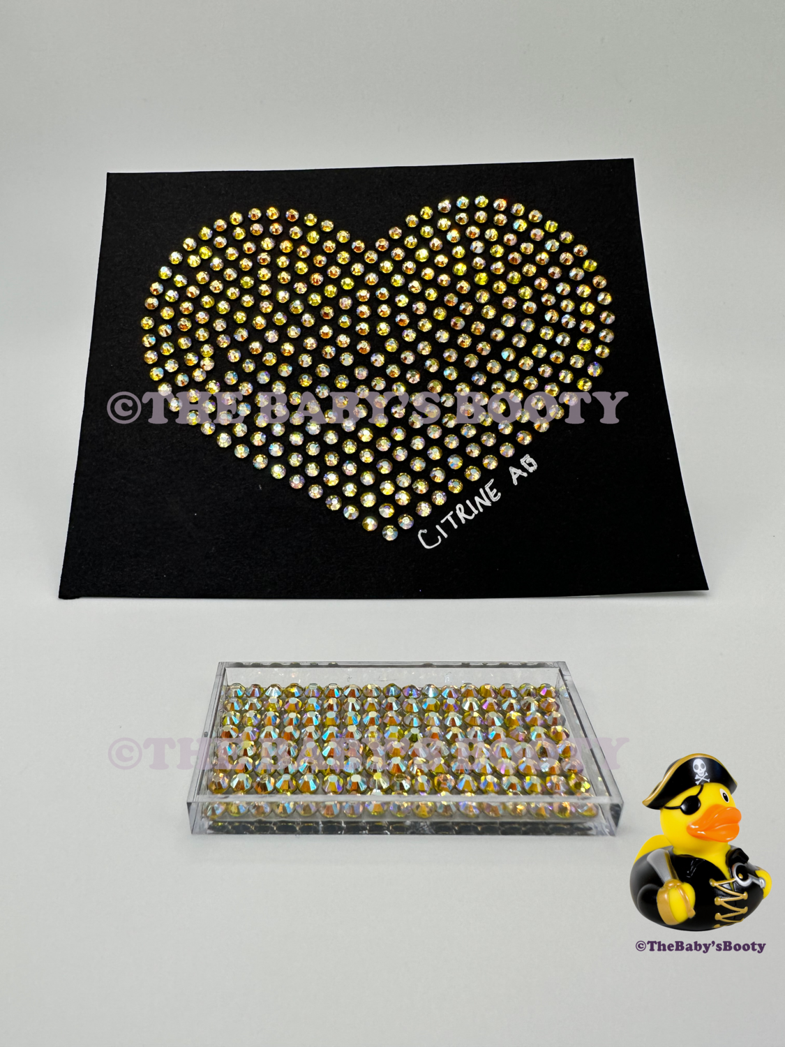 Citrine AB Hotfix Rhinestones – SS6 &amp; SS10