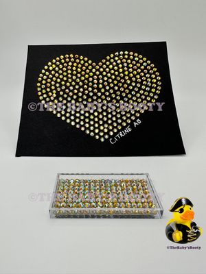 Citrine AB Hotfix Rhinestones – SS6 &amp; SS10