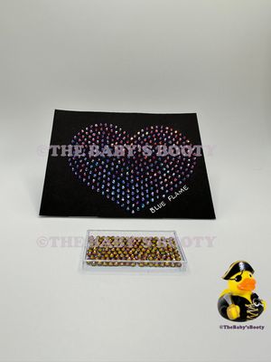 Blue Flame Hotfix Rhinestones – Color-Shifting SS6 &amp; SS10