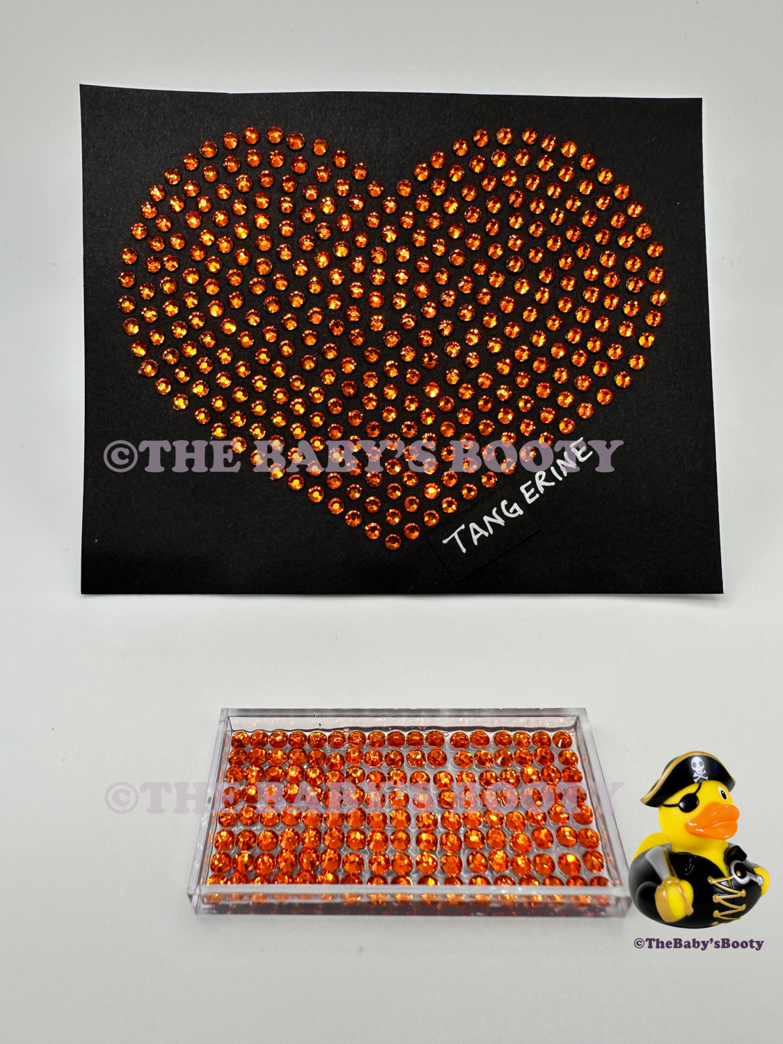 Tangerine Hotfix Rhinestones – SS6 &amp; SS10