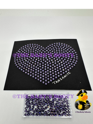 Tanzanite Hotfix Rhinestones – SS6 &amp; SS10