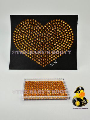Sun Golden Orange Hotfix Rhinestones – SS6 &amp; SS10