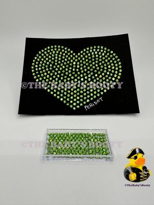 Peridot Hotfix Rhinestones – SS6 &amp; SS10