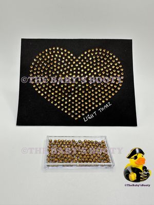 Light Topaz Hotfix Rhinestones – SS6 &amp; SS10