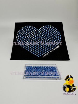 Light Sapphire Hotfix Rhinestones – SS6 &amp; SS10