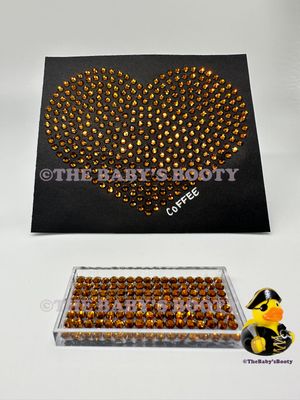 Coffee Brown Hotfix Rhinestones – SS6 &amp; SS10
