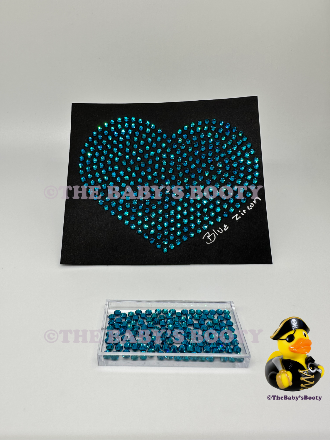 Blue Zircon Blue-Green Hotfix Rhinestones – SS6 &amp; SS10