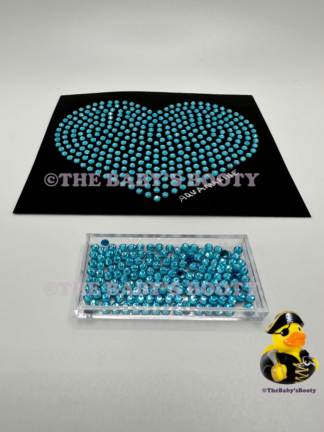 Aquamarine Blue Hotfix Rhinestones – SS6 &amp; SS10