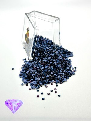 Montanzanite Mix Hotfix Rhinestones – Blue &amp; Purple SS10 Mix