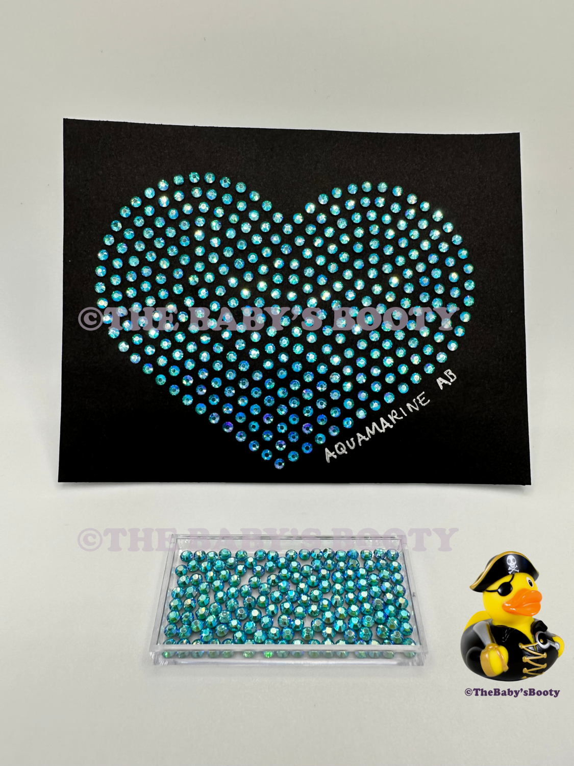 Aquamarine AB Hotfix Rhinestones – SS6 &amp; SS10
