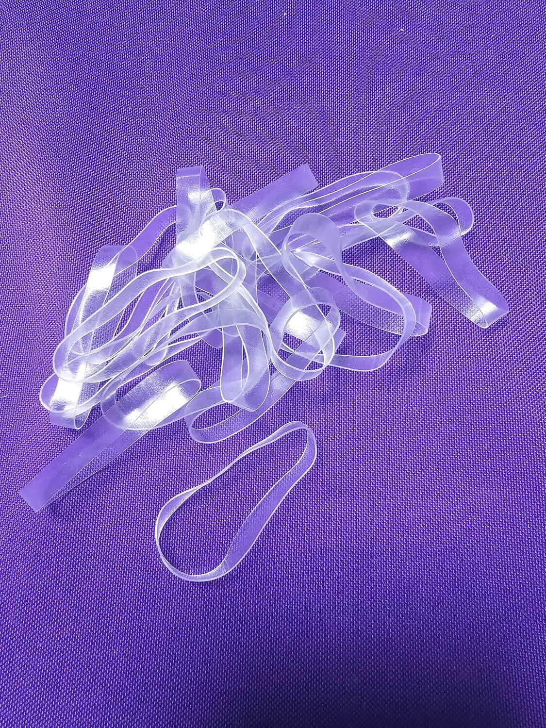 Mini Icy Bands Size 50 – Soft Stretchy Bands for Rhinestone Storage | 20 Pack