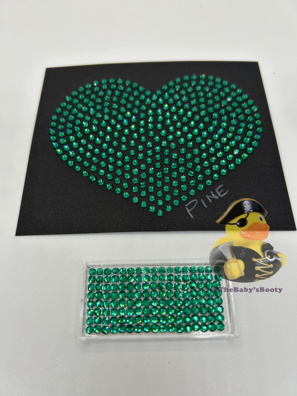 Pine Green Hotfix Rhinestones – SS6 &amp; SS10