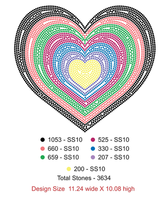 MultiHeart ss10 11.24 W x 10.08 H