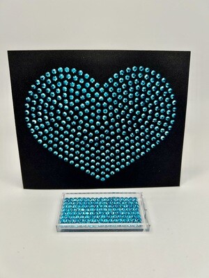 Aqua Chrome Hotfix Rhinestones – Metallic Aqua SS10