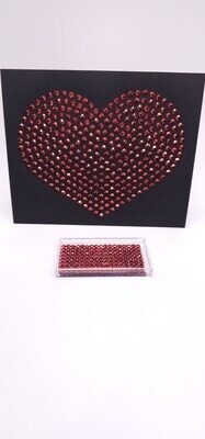 Red Chrome Hotfix Rhinestones – SS10 | Metallic Red