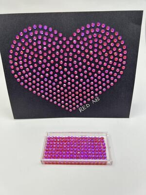 Red AB Hotfix Rhinestones – SS6 &amp; SS10