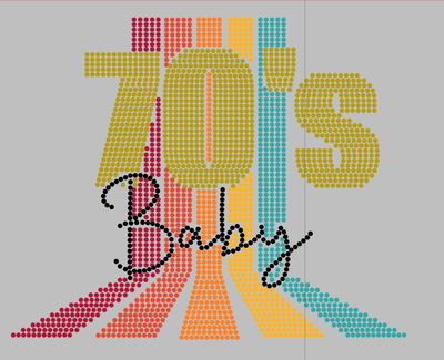 70's Baby ss10 11.42 W x 9.33 H