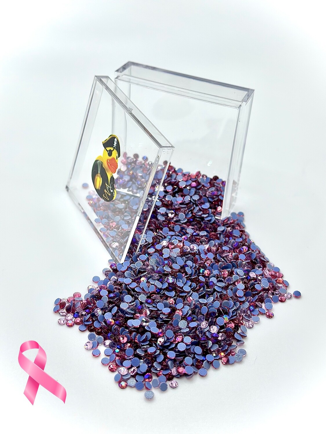 Breast Cancer Pink Mix Hotfix Rhinestones – SS10