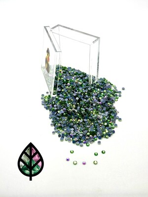 Spring Green Mix Hotfix Rhinestones – SS10