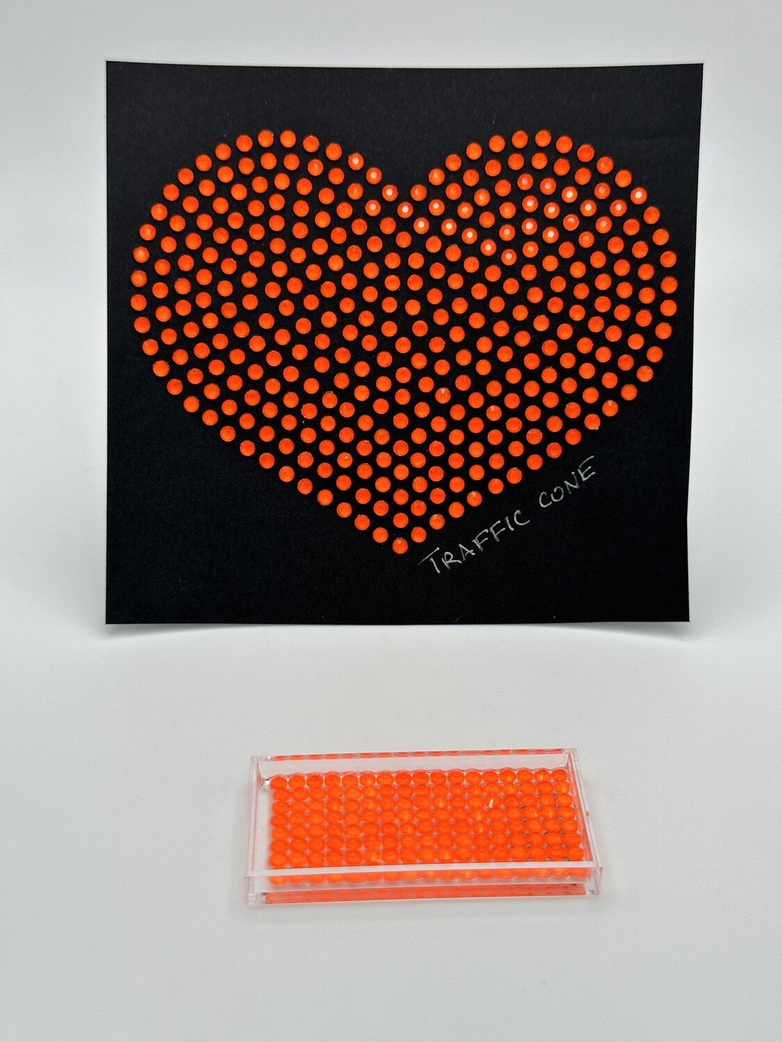 NEON Traffic Cone Hotfix Rhinestones