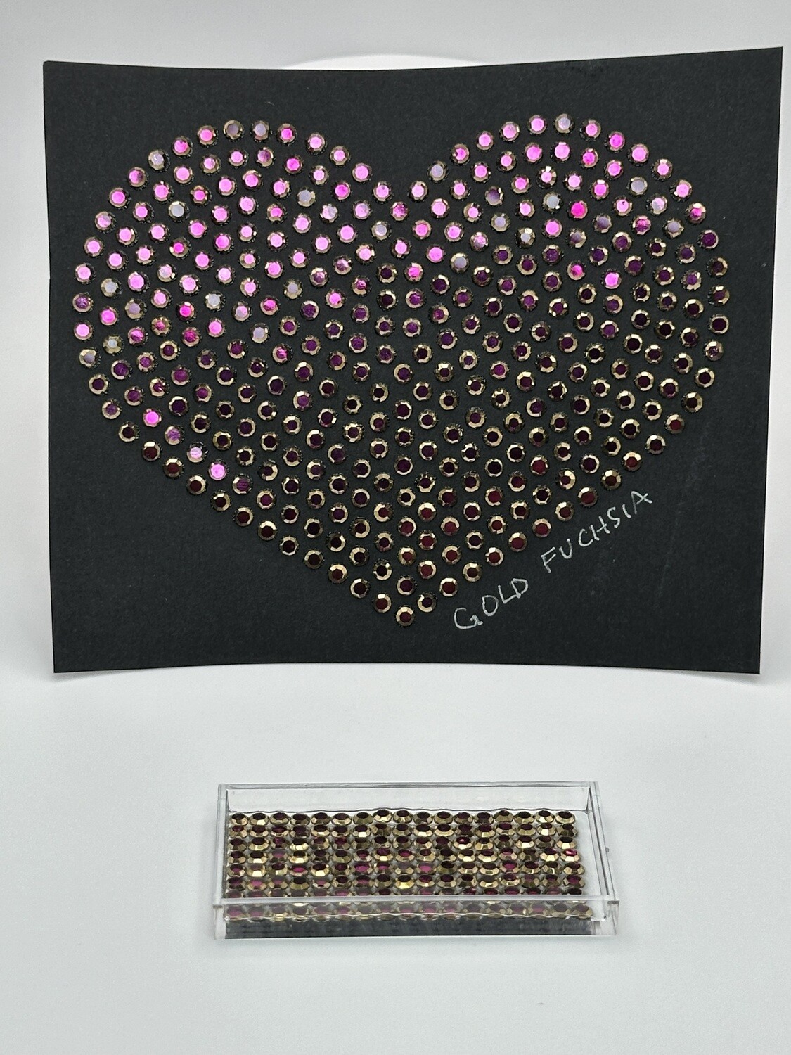 Metalites Gold Fuchsia Hotfix Rhinestones – SS10