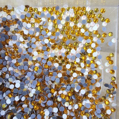 Orange Crush Mix Hotfix Rhinestones – Orange &amp; Gold SS10 Mix