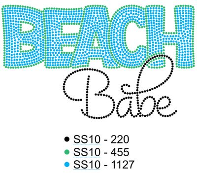 BEACH Babe ss10 11.490 W x 6.796 H