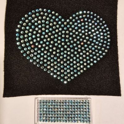 Sea Foam Hotfix Rhinestones