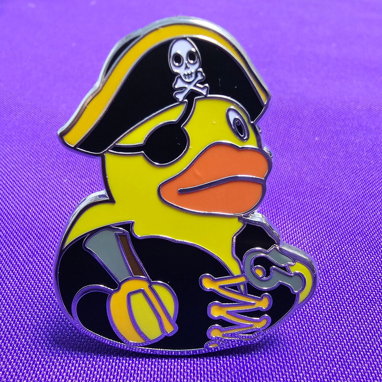 Sir McQuackins Metal Statement Pin – Large | 4"
