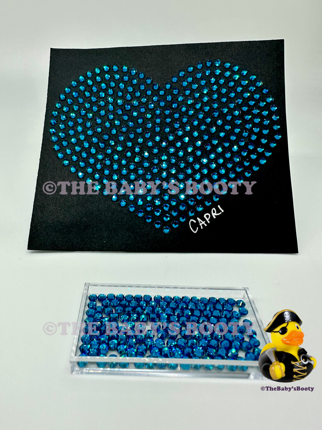 Capri Blue Hotfix Rhinestones – SS6 &amp; SS10
