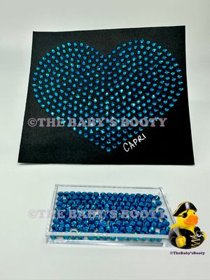 Capri Blue Hotfix Rhinestones – SS6 &amp; SS10