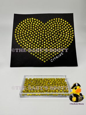 Citrine Yellow Hotfix Rhinestones – SS6 &amp; SS10