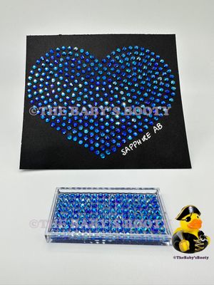 Sapphire AB Hotfix Rhinestones – SS6 &amp; SS10