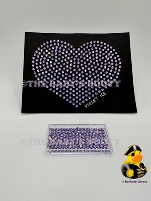 Violet Ice Hotfix Rhinestones – SS6 &amp; SS10