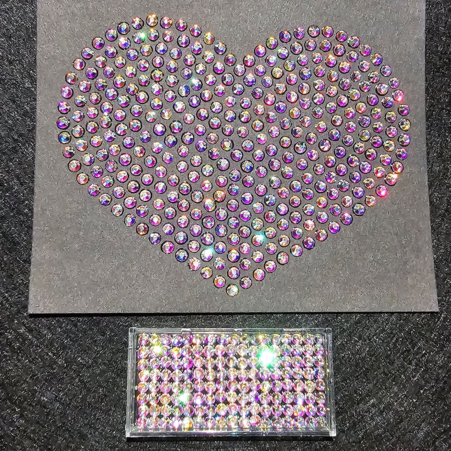 ICY Crystal AB Premier Hotfix Rhinestones – SS6 &amp; SS10