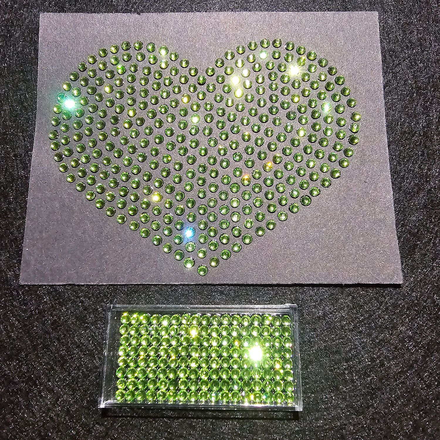 ICY Lime Premier Hotfix Rhinestones – SS6 &amp; SS10