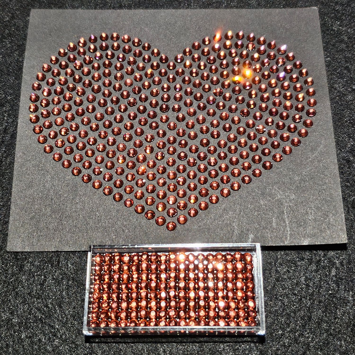 ICY Salmon Premier Hotfix Rhinestones – SS6 &amp; SS10