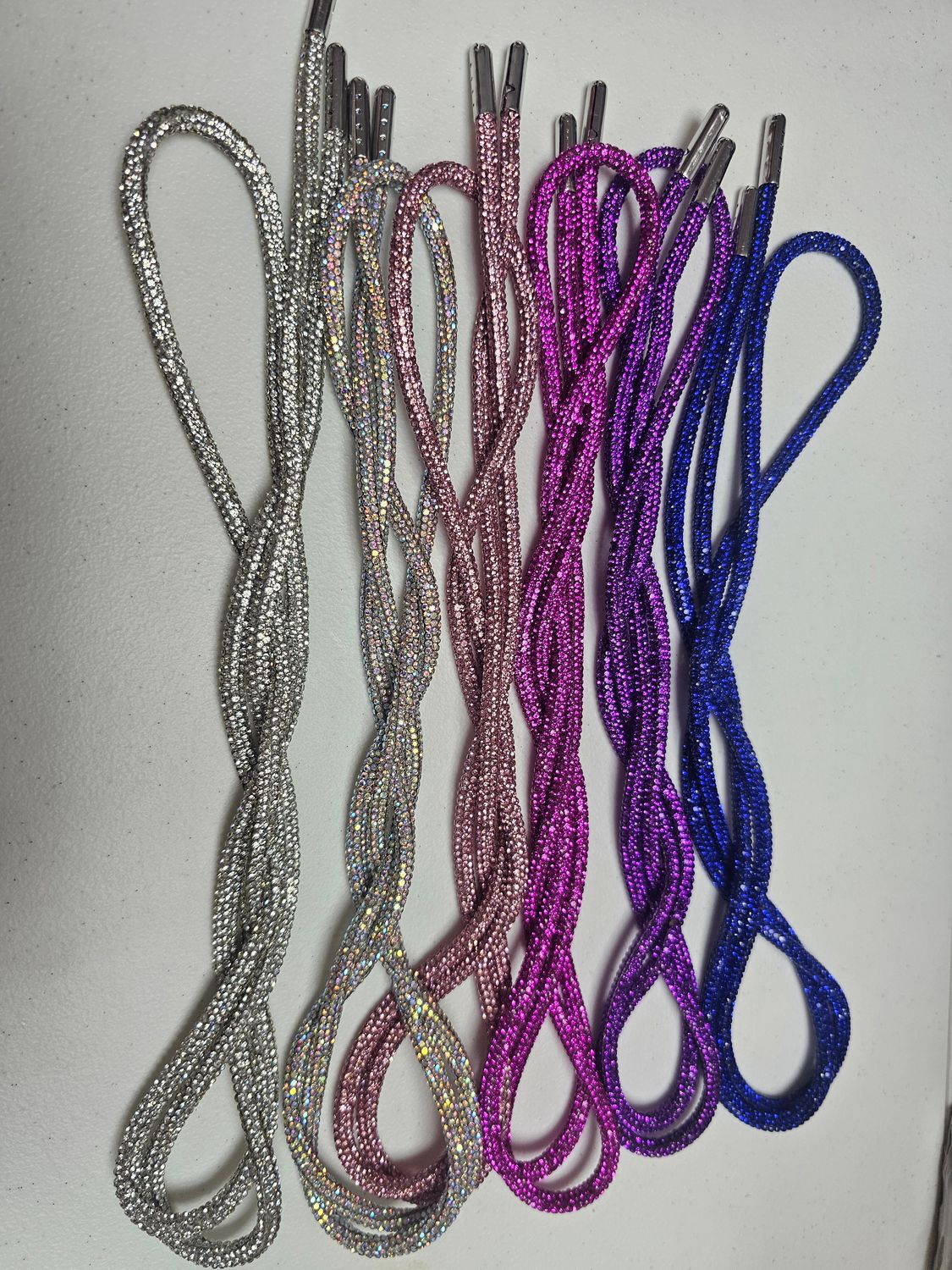 Bling Hoodie Strings – 6mm Rhinestone Drawstrings (6 Colors)