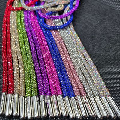 Bling Hoodie Strings – 6mm Rhinestone Drawstrings (9 Colors)