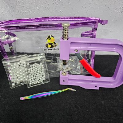 Pearl Duo Starter Bundle 💜 Big Bling Tool + SS30 &amp; SS40 Pearl Packs | Beginner Bling Kit (White &amp; Ivory)