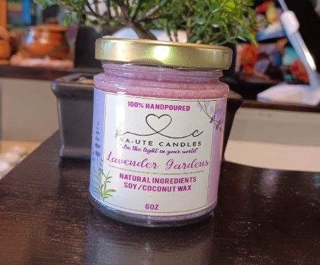 Lavender garden 6oz Candle