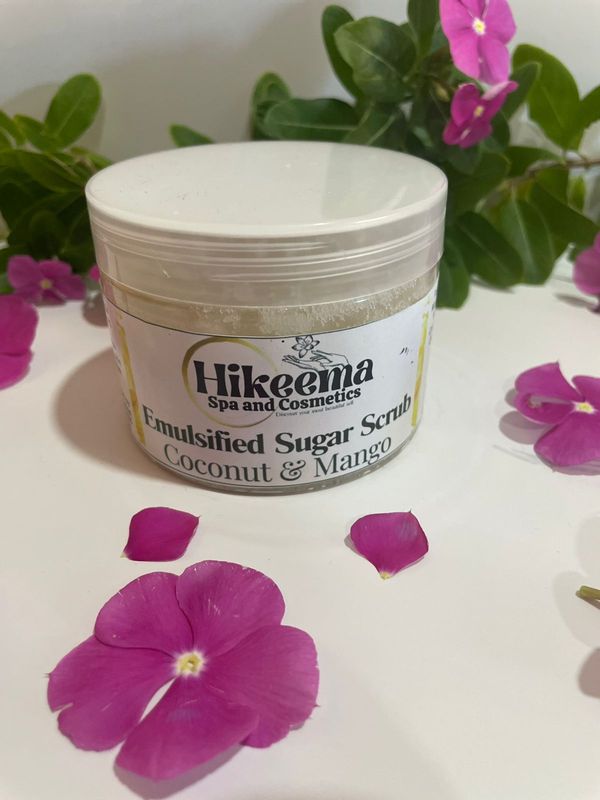 Hikeema Emulsified Sugar Scrubs - Coconut &amp; mango
