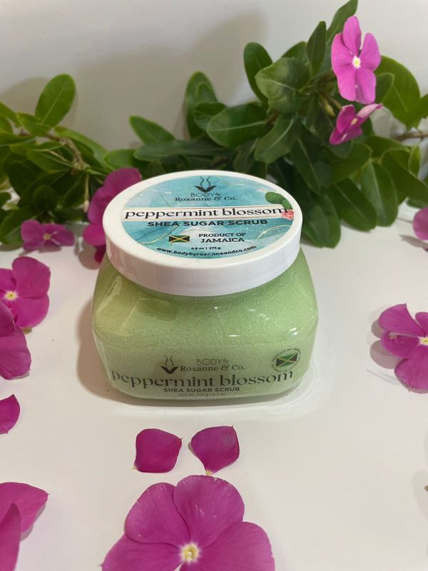 Body by Roxanne &amp; Co. Shea Sugar Scrub - Peppermint Blossom