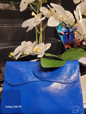 Navy Blue Med Clutch