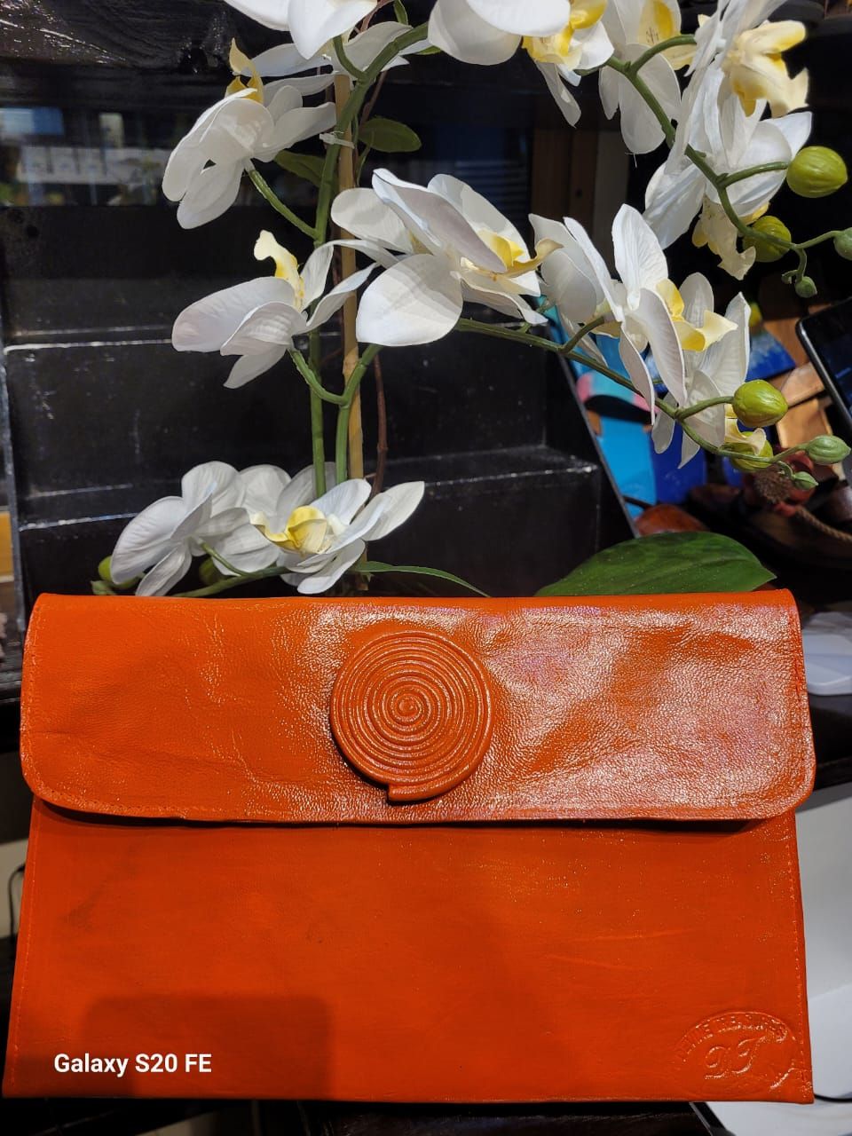 Orange Med Clutch