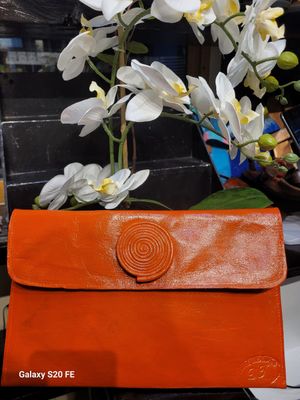 Orange Med Clutch